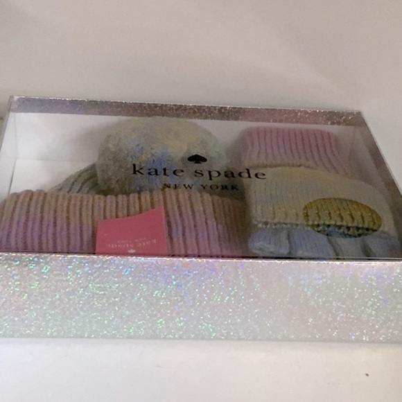 Kate Spade Ombré Hat & Gloves gift box set - Picture 4 of 6